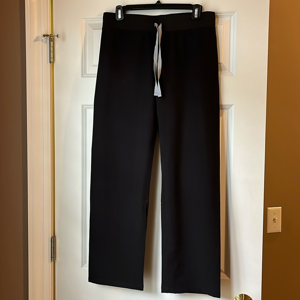 FIGS Livingston Basic Black Pants